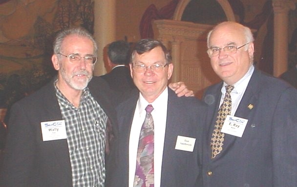 L to R, William F. Cox, Dan Smithwick, and E. Ray Moore, Jr., at SepCon 2004, Wash D.C.