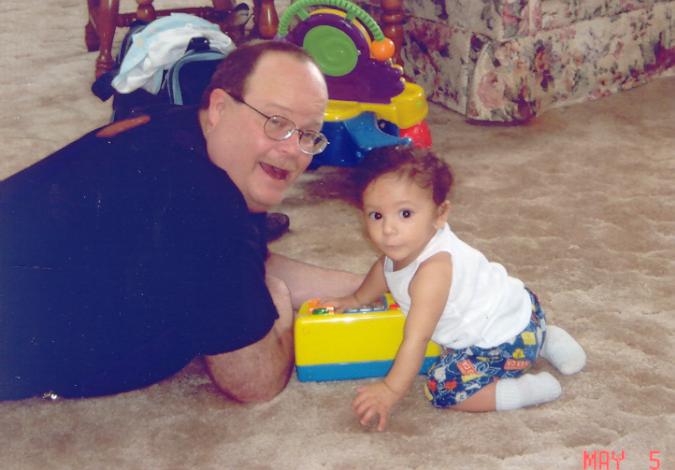 Jim and his Grandson, Carlos, May 5, 2007